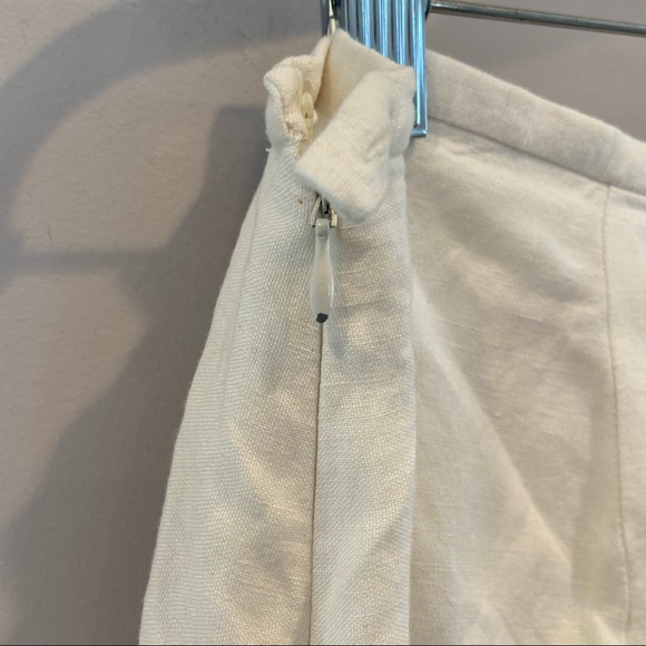 CRAZY HORSE COLLECTION Linen Blend Cottage Prairie Lagenlook Midi Skirt Size 14 - Picture 4 of 8